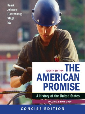 cover image of The American Promise, Concise Edition, Volume 2